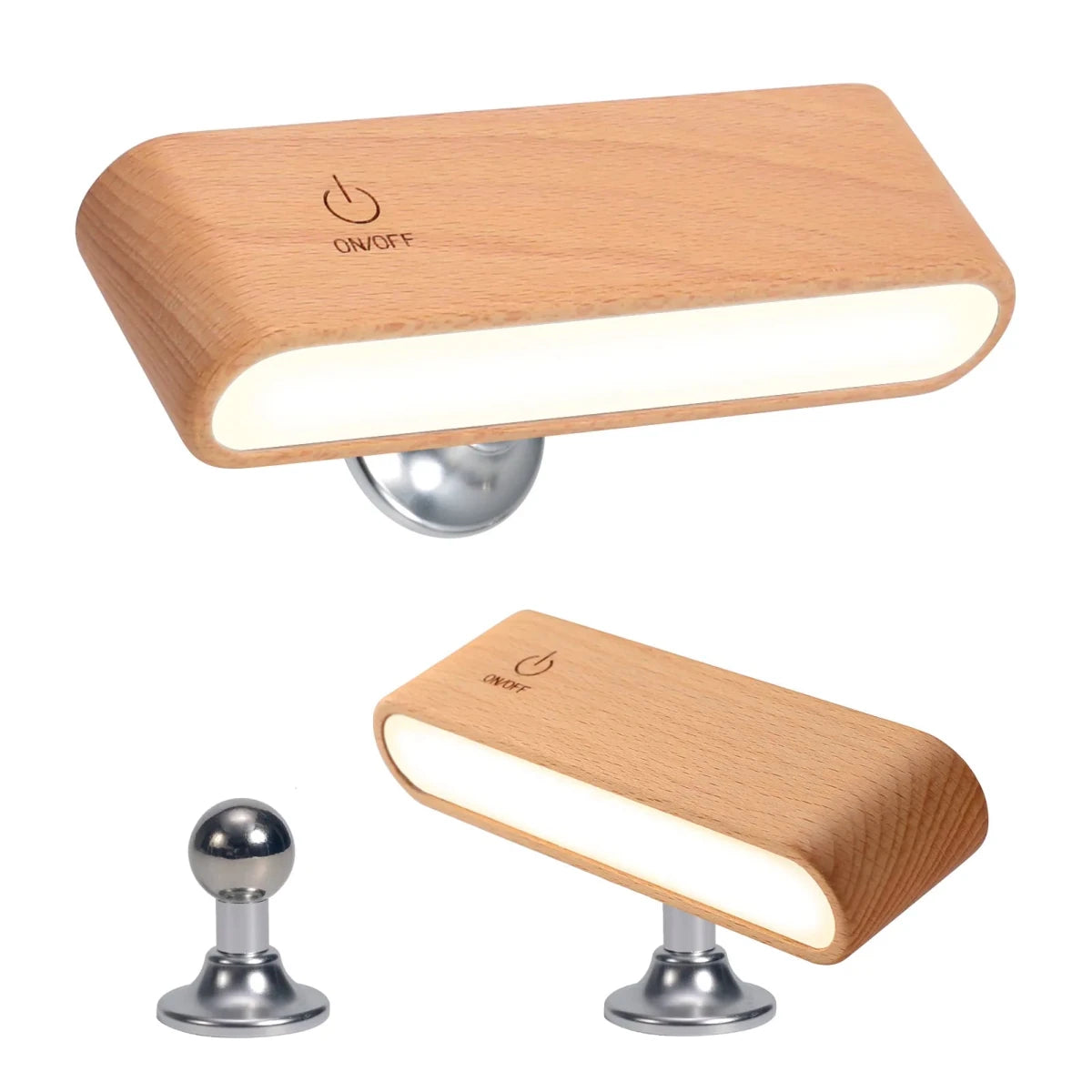 Memories Insite Rotating Magnetic Night Lamp - Memories InsiteWOODEN MAGNETIC LIGHT - BEIGE