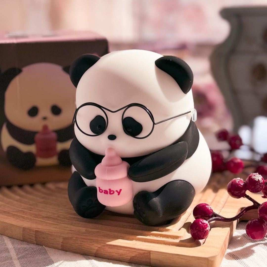 Cute Baby Panda Rechargeable Night Light