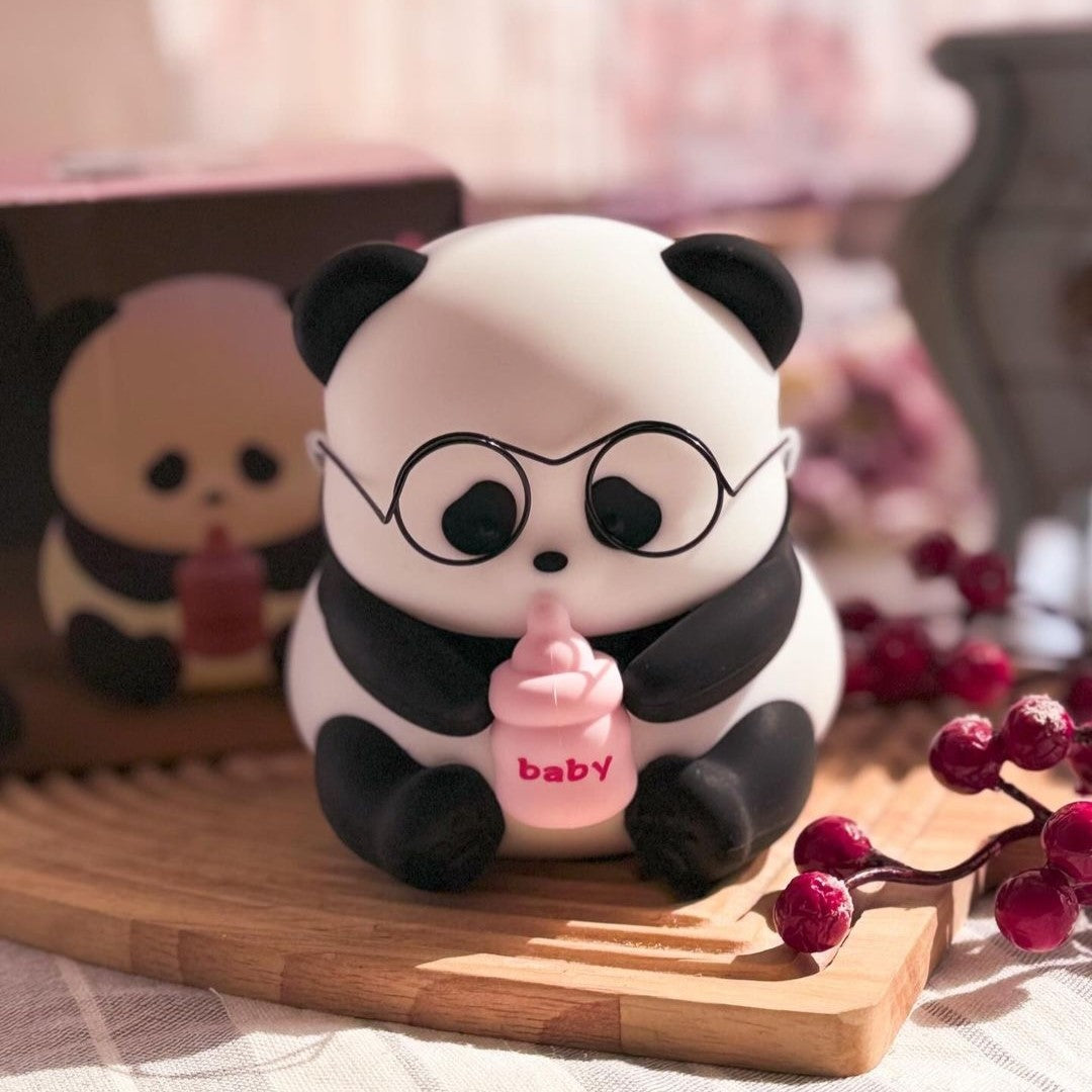 Cute Baby Panda Rechargeable Night Light