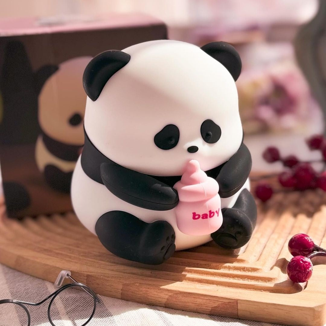 Cute Baby Panda Rechargeable Night Light