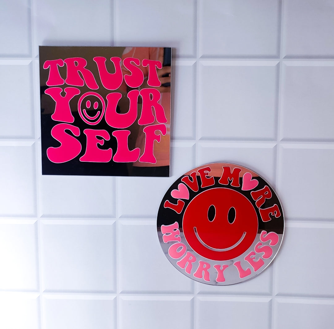 Retro Mirror Set of 4