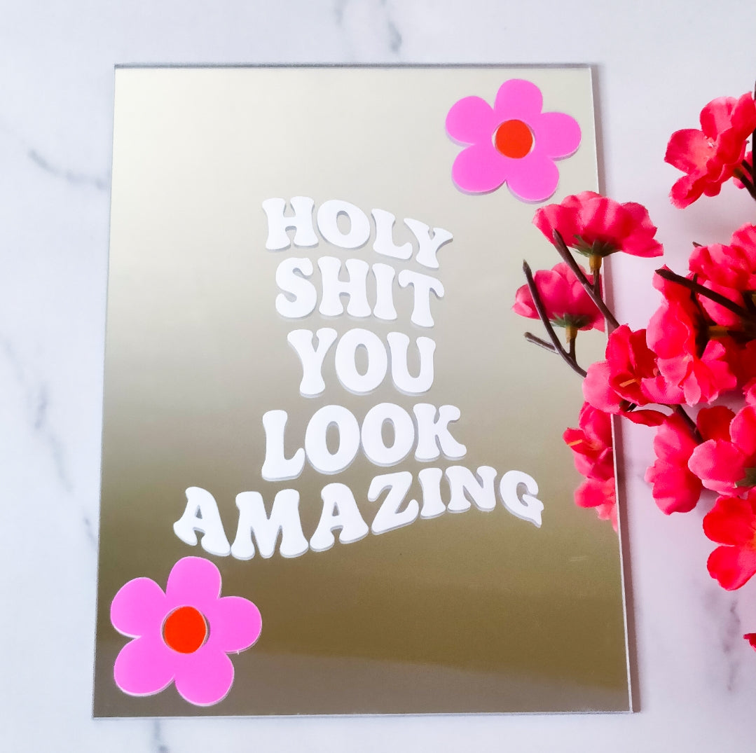 Retro Mirror Set of 4