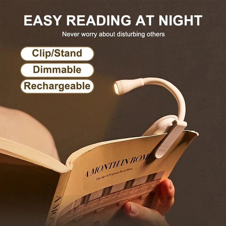 Clip-On LED Reading Light with 3 Modes ( FREE Erasable Pen Set )