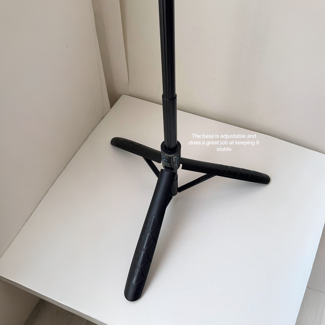 5ft Foldable Tripod Stick with 360° Rotation & Bluetooth Remote