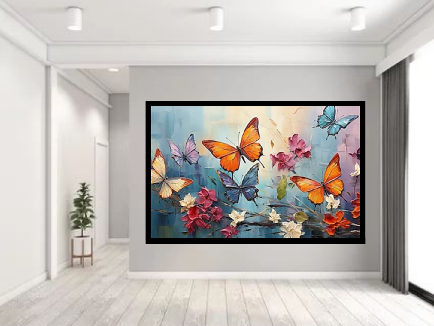 Fluttering Elegance – Colorful Butterfly Wall Art