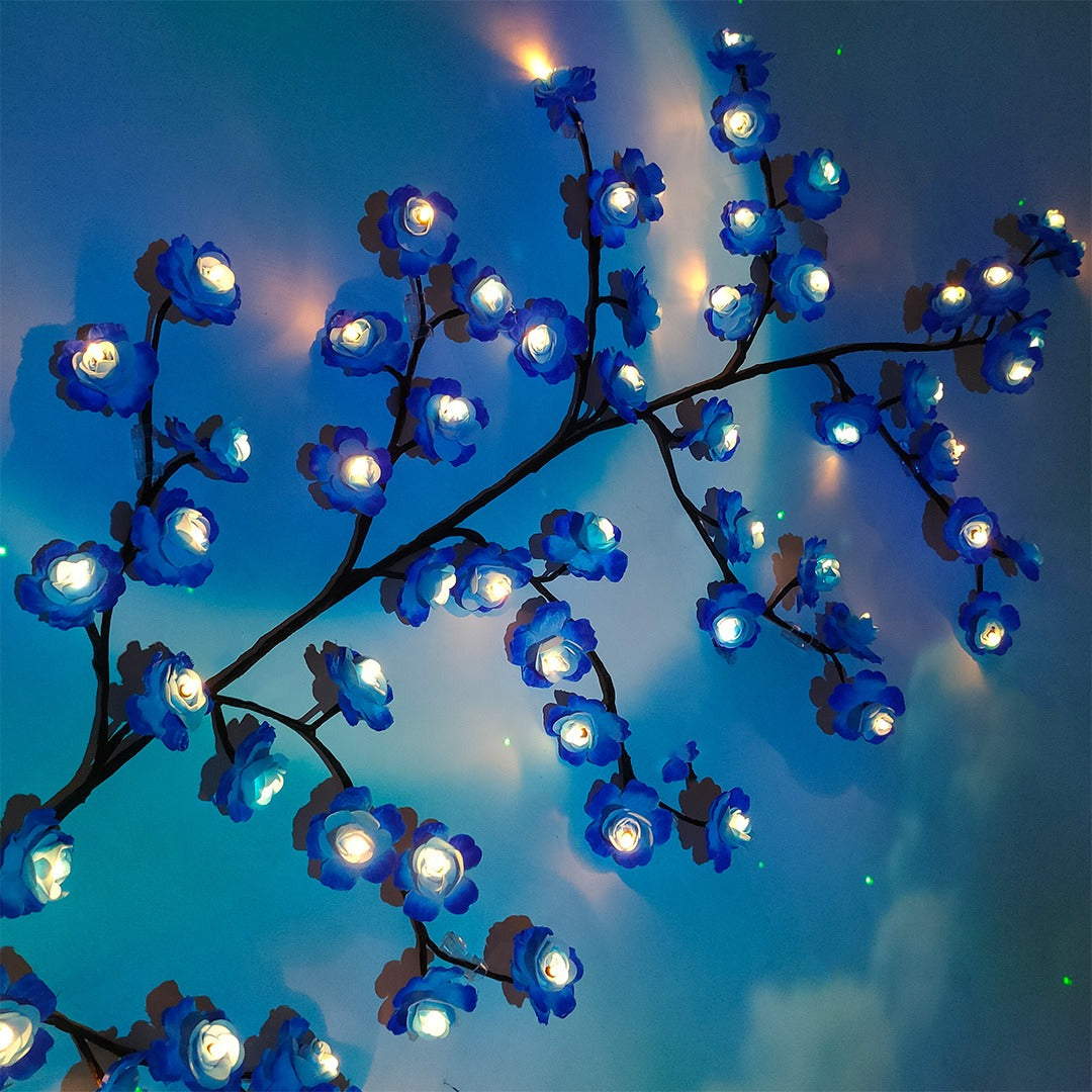 MEMORIES INSITE™ BLUE ROSE TREE BRANCH WALL LIGHT