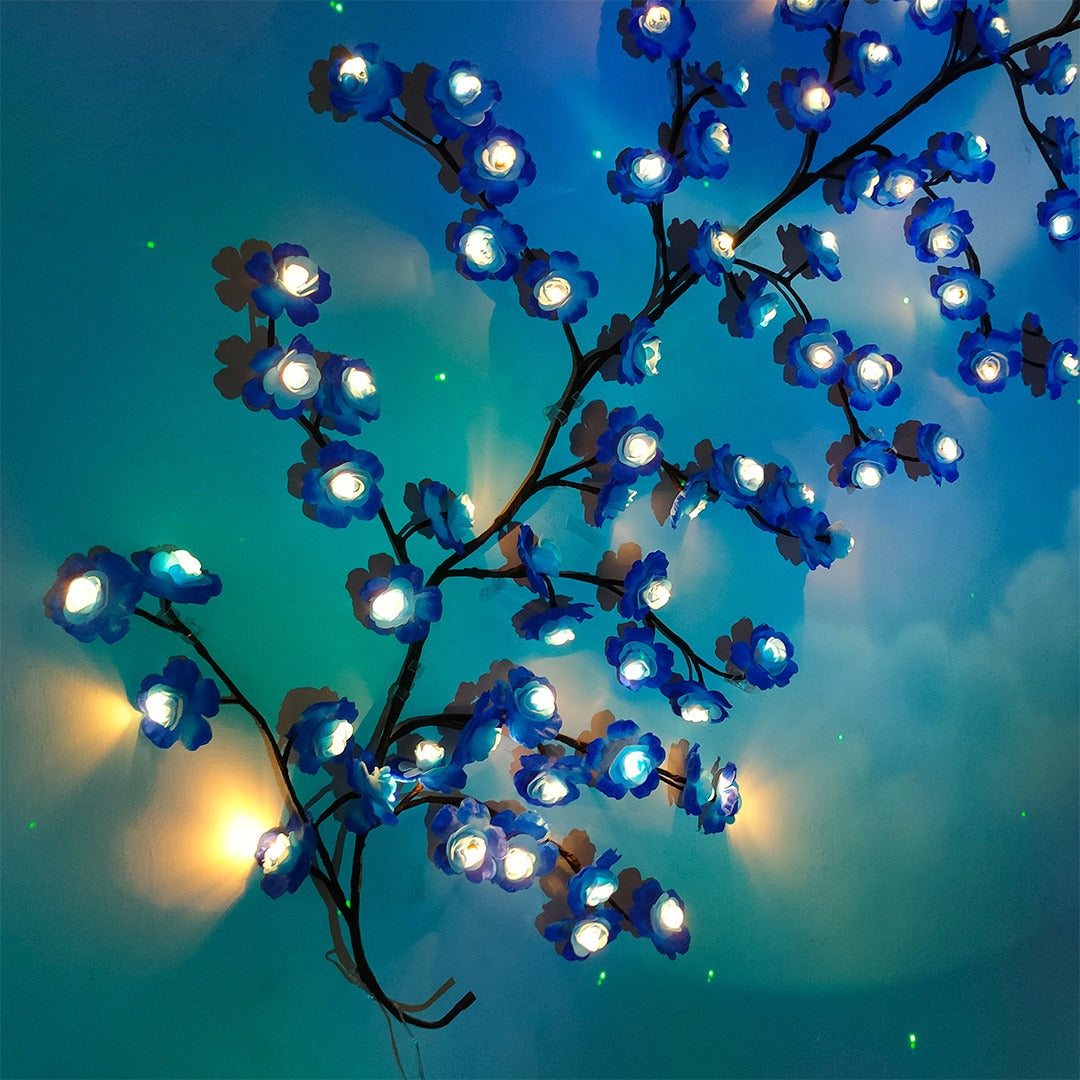 MEMORIES INSITE™ BLUE ROSE TREE BRANCH WALL LIGHT
