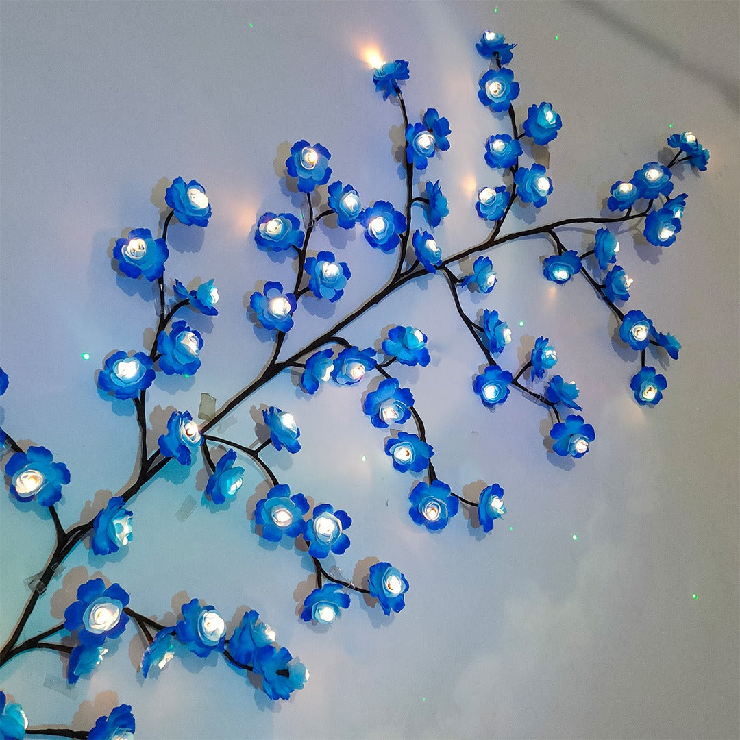 MEMORIES INSITE™ BLUE ROSE TREE BRANCH WALL LIGHT