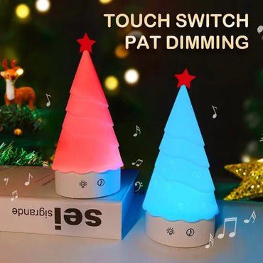 Christmas Tree Touch Sensor Light 7 Color Kawaii Christmas Lamp - Memories InsiteSILICONE CHRISTMAS TREE
