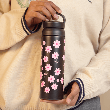 Daisy Bloom Vacuum Insulated Tumbler – 500 ML - Memories InsiteDAISY BLOOM VACCUM INSULATED TUMBLER