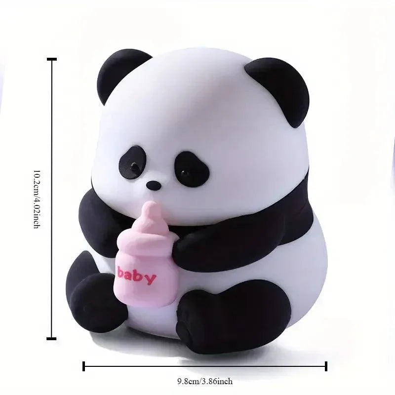 Cute Baby Panda Rechargeable Night Light