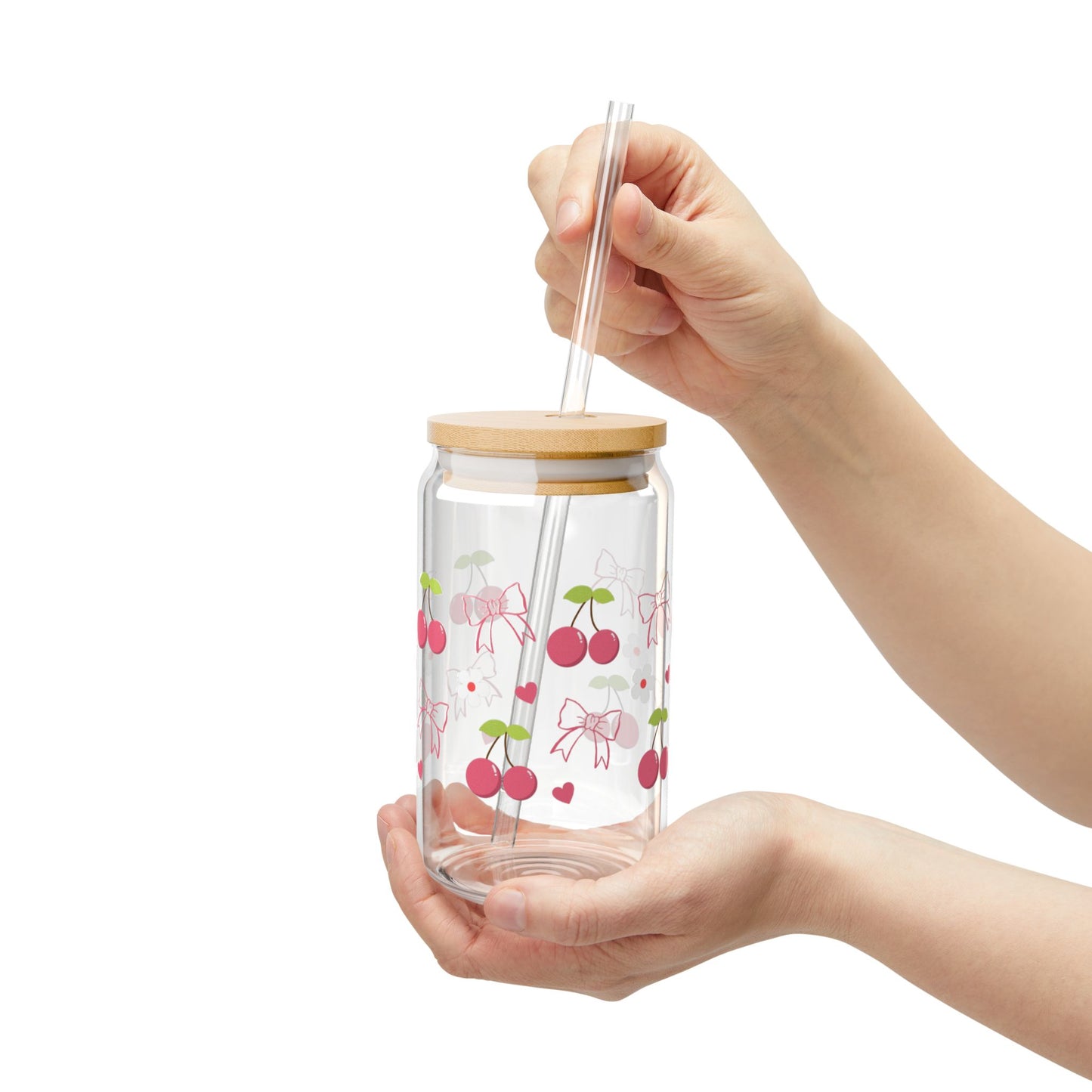 Cherry Glass tumbler