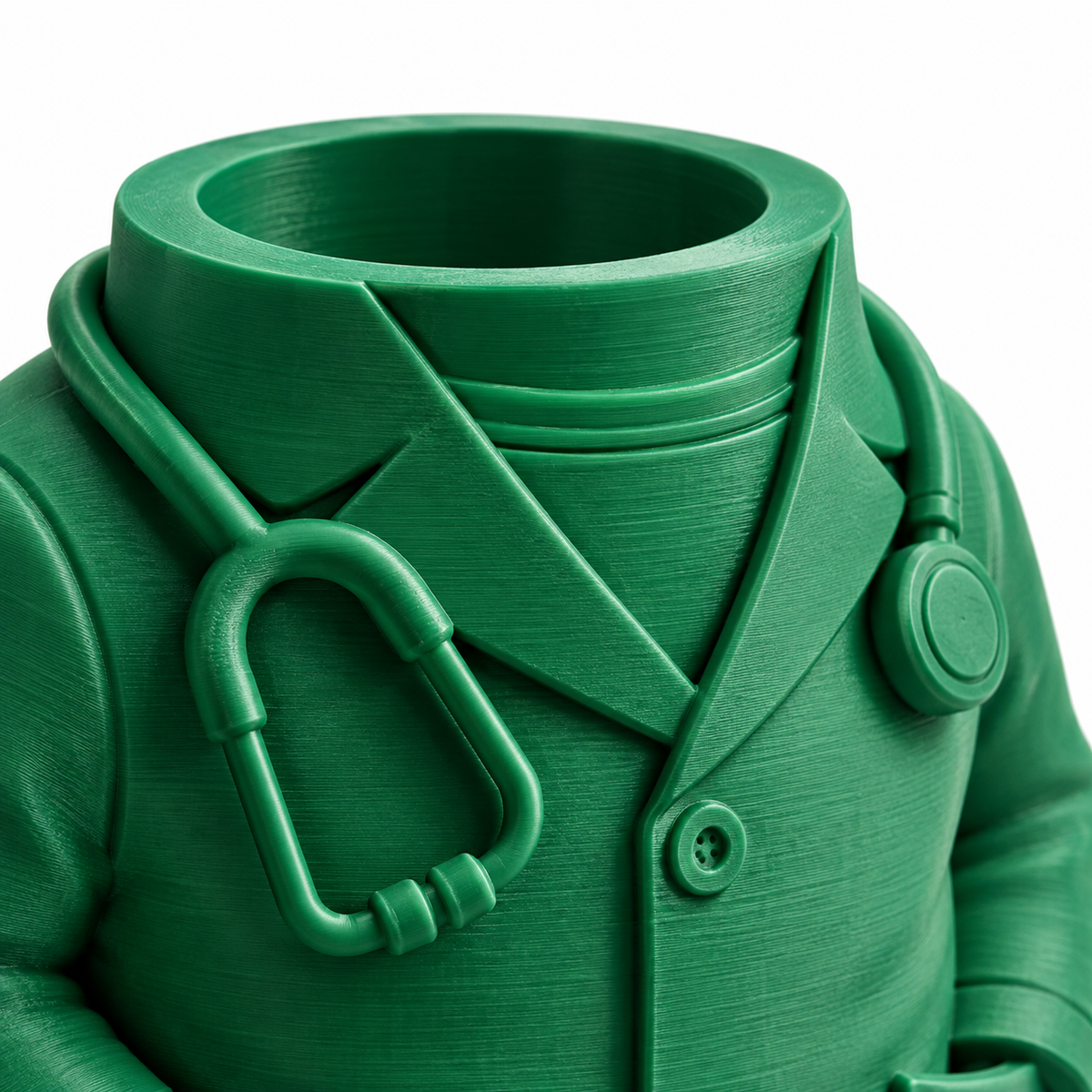 Doctor Coat Pen Stand | Cute Medical Desk Organizer | Doctor Themed Stationery Holder | Desk Decor