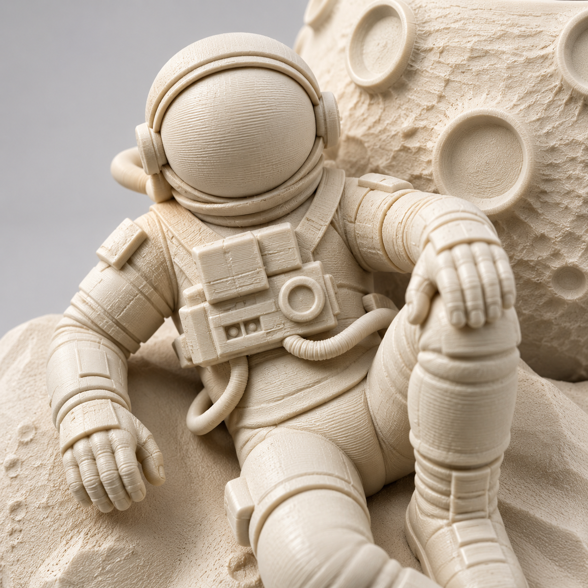 Astronaut Space Theme Desk Organizer | Creative Tabletop Holder