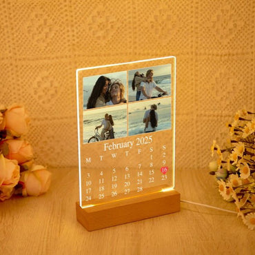 Personalized Photo Night Light for Anniversary & Birthday - Memories Insite