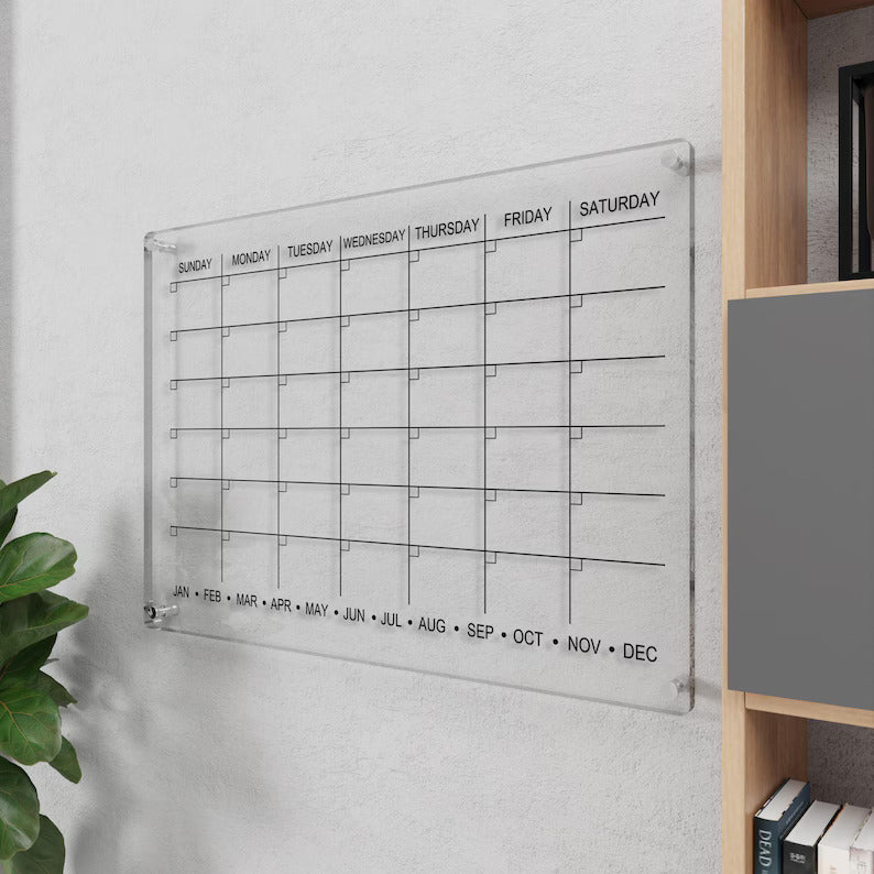 Dual View Planner – Monthly Calendar with Weekly Menu & Shopping List