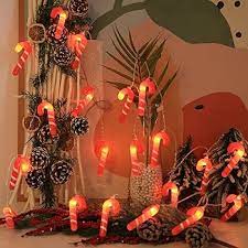 Candy Cane String Lights - Memories Insite
