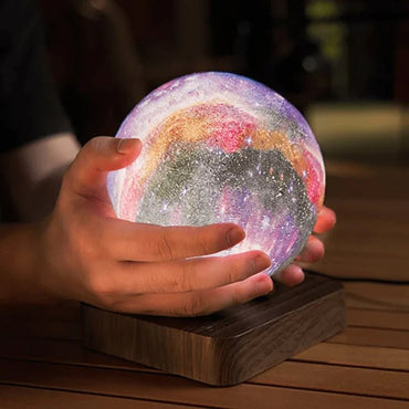 Galaxy™ Levitating Moon - Memories InsiteSmart Galaxy multicolor Moon Floating 3D Desk Lamp