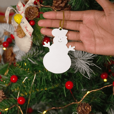 Set of 2 Acrylic Christmas Hanging Ornaments – Premium Festive Décor - Memories InsiteSet of 2