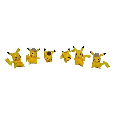 Pikachu Action Figures (Set of 6) - Memories InsitePIKACHU ACTION FIGURE ( SET OF 6 )
