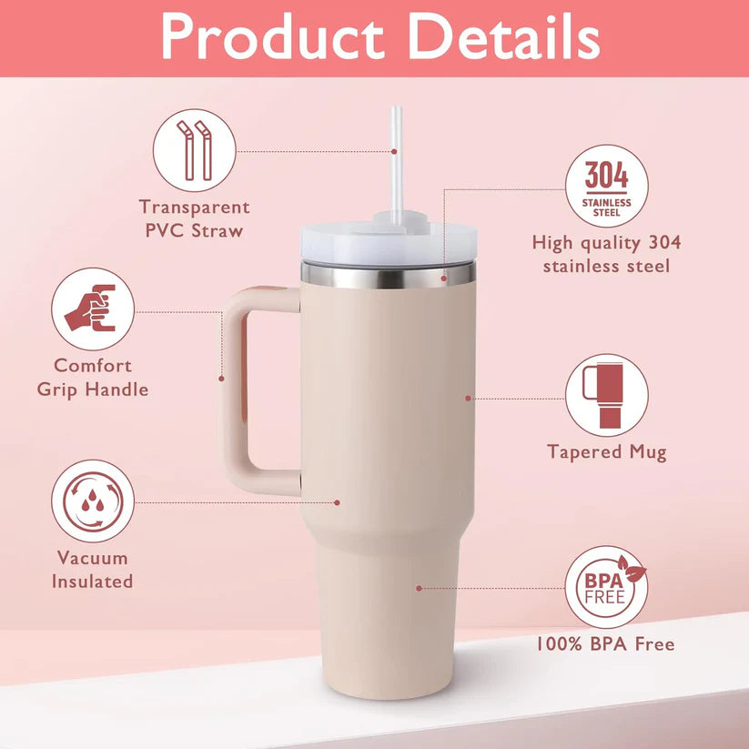 Memories Insite™ Personalized Double Wall Vacuum Insulated Sipper - 1.2L