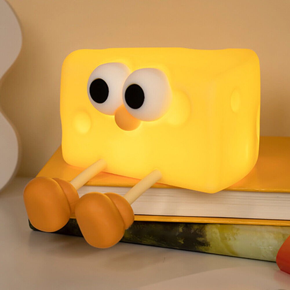 Cheese Silicone LED Night Light For Kids - Memories InsiteSilicone Cheese Lamp L54