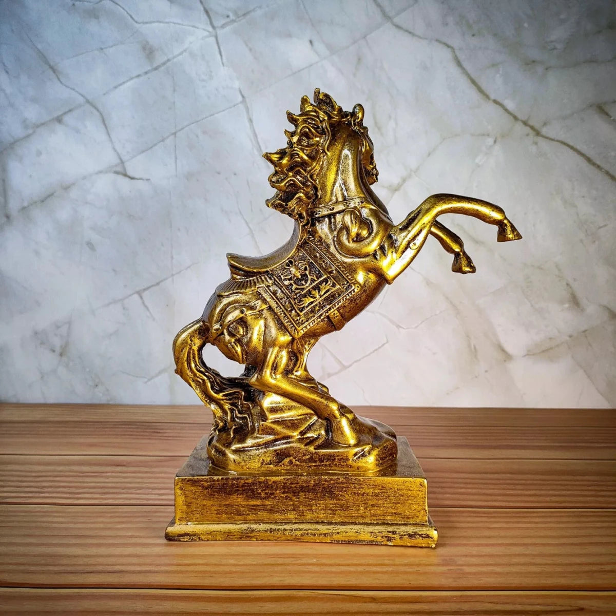 Handcraft Horse Statue for Home Decoration, Feng Shui Horse for Gift Showpiece - Memories InsiteGOLD HOURS