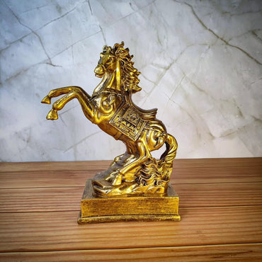 Handcraft Horse Statue for Home Decoration, Feng Shui Horse for Gift Showpiece - Memories InsiteGOLD HOURS