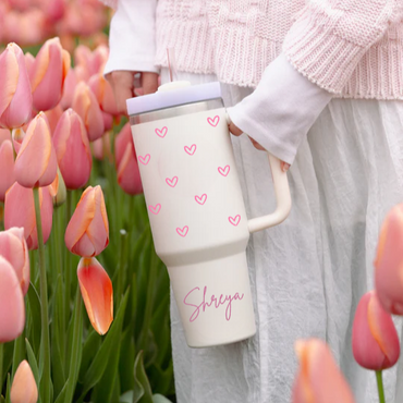 Personalized LushLove™ Tumbler with Straw & Lid