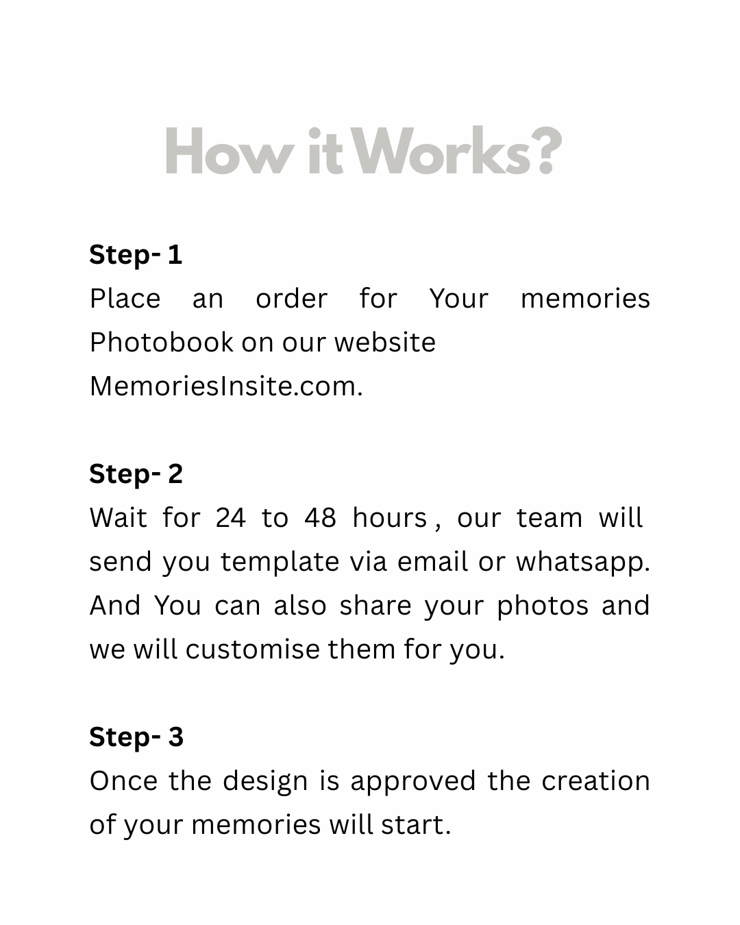 Personalized Your Memories Photobook