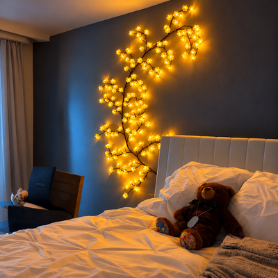 MEMORIES INSITE® BRANCHLIGHT YELLOW CHERRY BLOSSOM TREE BRANCH LIGHTING