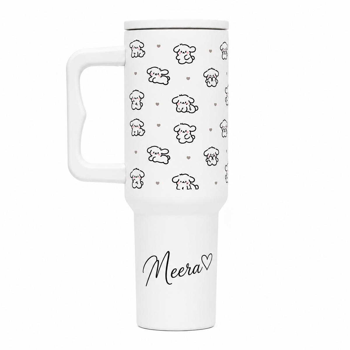 Personalized Cute Puppy Tumbler