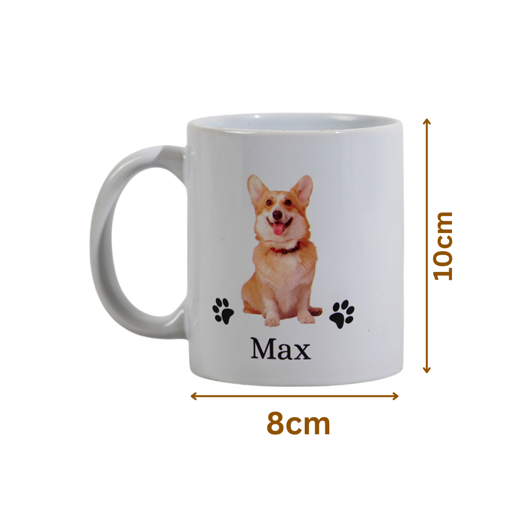 PawPrint Personalized Mug – Custom Pet Photo Mug