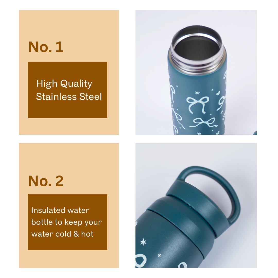 Green Flow Bow Tumbler