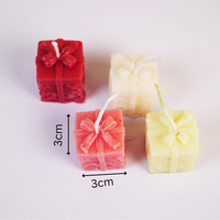 Pack of 4 Christmas Gift Box Candle