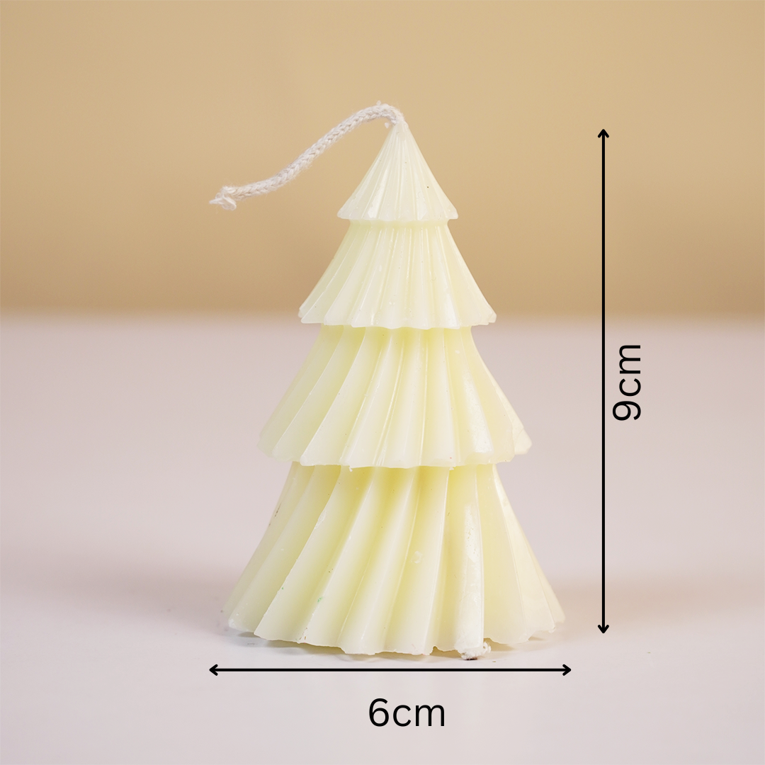 Set-2 Christmas Tree Shape Scented Candle
