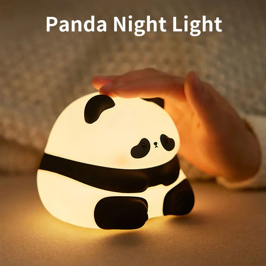 Squishy Shy Panda Lamp