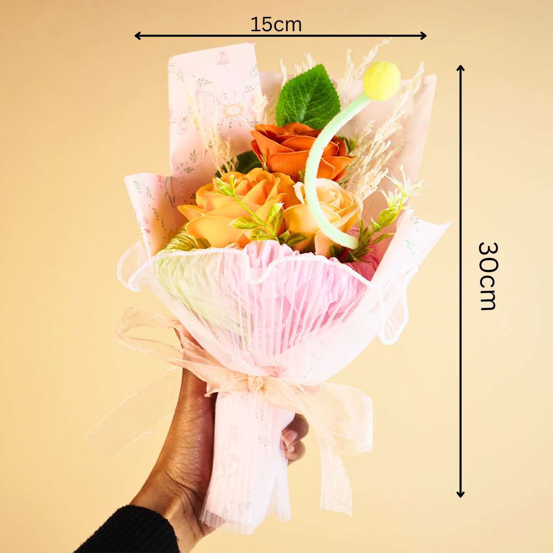 Handcrafted Artificial Rose Bouquet