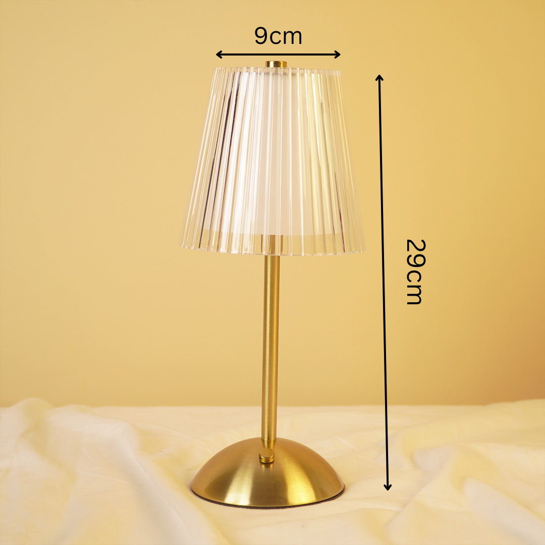 Elegant Warm Glow Table Lamp – Modern Bedside & Home Décor Light