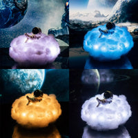 Cloud Astronaut Light Fluffy Lamp 3D Light Cloud (12 Colours & 366 Modes)