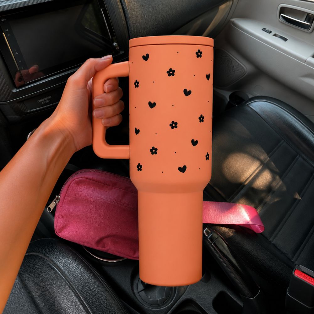 Peach Petals Tumbler