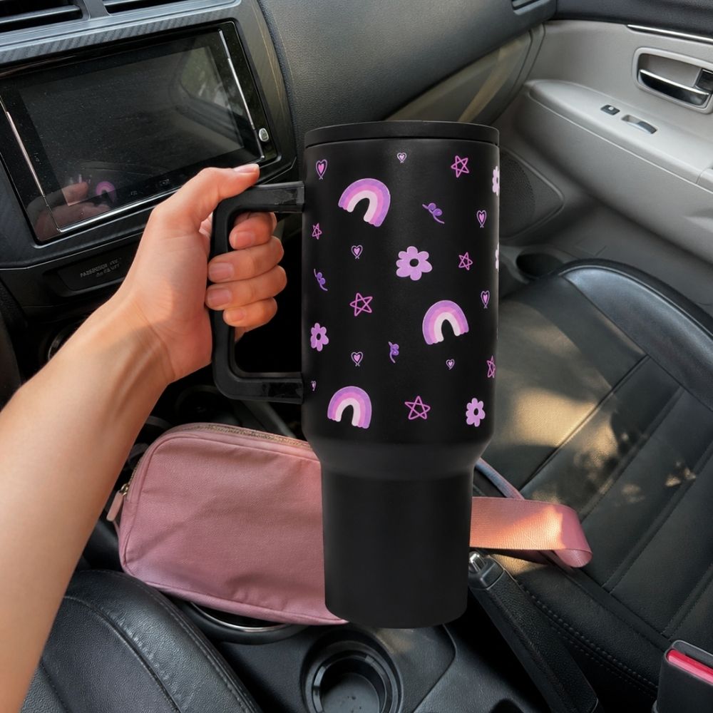 Midnight Glow Black Tumbler