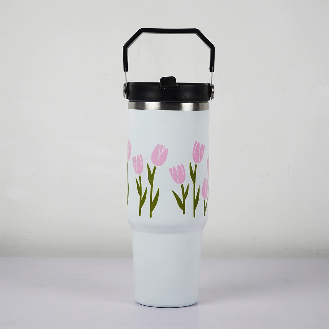 Tulip Floral Tumbler