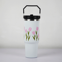 Tulip Floral Tumbler