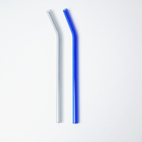 Glass Mug with Bamboo Lid & Reusable Straw | Clear Drinking Glass with Handle for Coffee