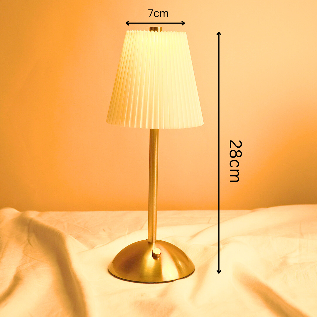 Elegant Warm Glow Table Lamp for Bedroom & Living Room
