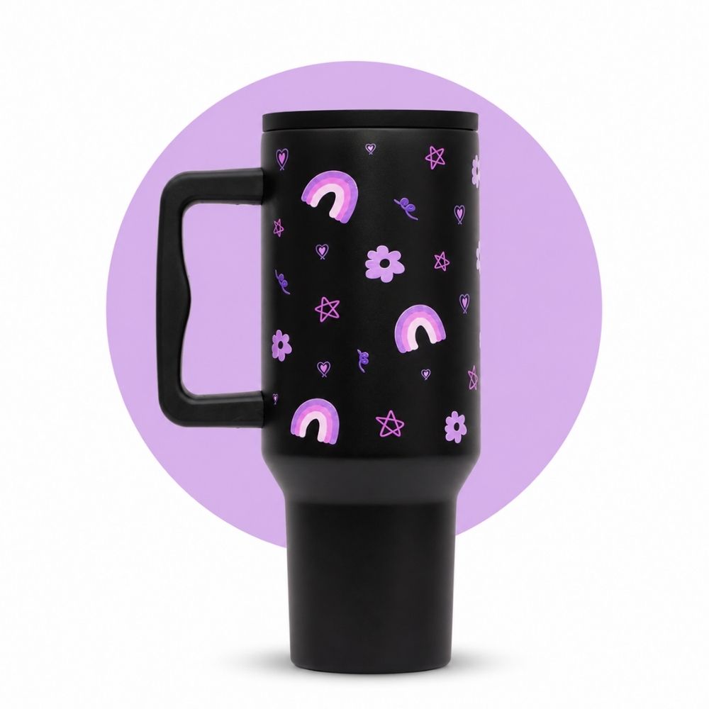 Midnight Glow Black Tumbler