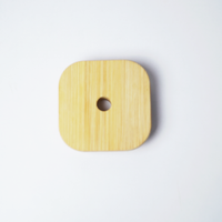 Glass Mug with Bamboo Lid & Reusable Straw | Clear Drinking Glass with Handle for Coffee