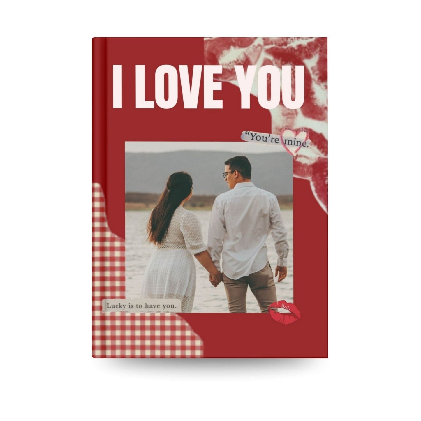 Custom I Love You Photo Book for Couples