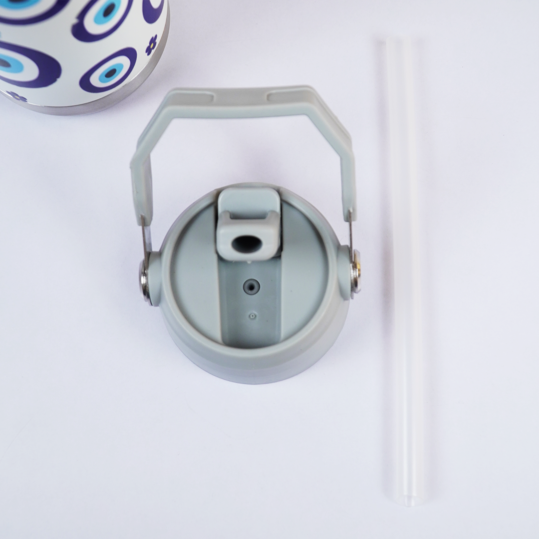 Blue Evil Eye Stainless Steel Water Bottle